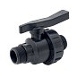 Кран шаровый ПЭ резьбовой НР-НР DN 1 1/2'' PN 10 купить в Казани | "Проконсим"
