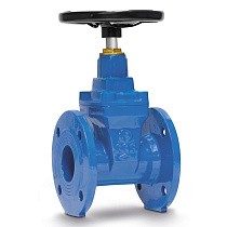  Задвижка чугунная с обрезиненным клином Ду Ру FAF  EPDM,  клиновая, фланцевая, для воды, Турция. (920160025) со склада Проконсим в Казани