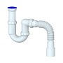 Сифон для умывальника Unicorn Y416 40х50 гибкий отвод 1 1/2'' х40 преходник 40х32