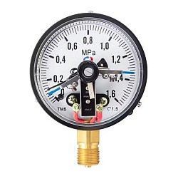  Манометр Росма ТМ-510Р.03 IP54, 100мм, 0-25МПа, резьба M20x1,5, с электронной приставкой тип I, радиальный, класс точности 1,5 (930092828) со склада Проконсим в Казани
