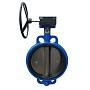 Затвор дисковый поворотный DN 150 PN 16 межфланцевый с диском из чугуна уплотнение-EPDM редуктор купить в Казани | "Проконсим"