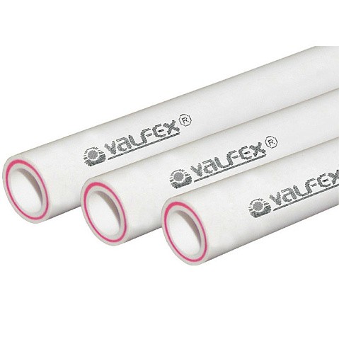 Труба ПП 25х4,2 SDR 6 PN 25 армированная стекловолокном белая Valfex купить в Казани | "Проконсим"