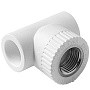 Тройник комбинированный ПП 32-1/2'' PN 25 с внутренней резьбой белый Pro Aqua PA24015