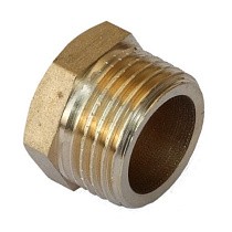 Заглушки латунные DN 15-40 PN 40 штуцерная купить в Казани | "Проконсим"