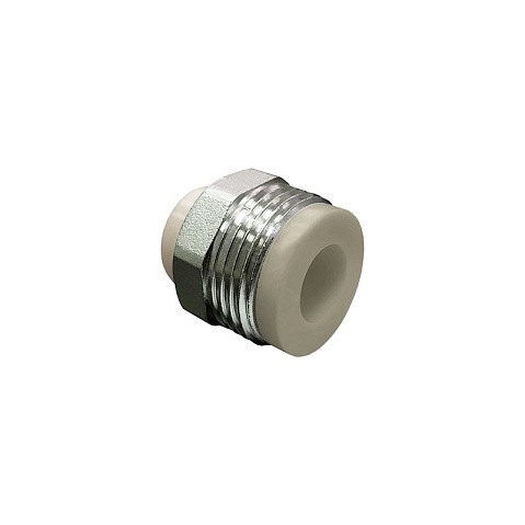 Штуцер 20 PN 25 G-3/4'' НР серый VALFEX купить в Казани | "Проконсим"