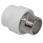 Муфта комбинированная ПП 40-1 1/4'' PN 25 под ключ с наружной резьбой белая VALFEX  купить в Казани | "Проконсим"