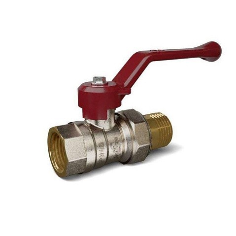 Кран латунный шаровой Temper 88.В-А.34.Р DN 20 PN 40 американка никелированный рычаг купить в Казани | "Проконсим"