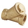 Фильтр сетчатый латунный DN 20 PN 16 муфтовый косой грубой очистки AquaHit FW.110.05 купить в Казани | "Проконсим"