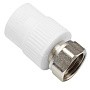 Муфта комбинированная ПП 20-3/4'' PN 25 с накидной гайкой белая VALFEX  купить в Казани | "Проконсим"