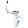 Сифон для мойки Unicorn B430VP, без отвода, 3 1/2'' х40 с отводом для стиральной машины, прямоугольный перелив купить в Казани | "Проконсим"
