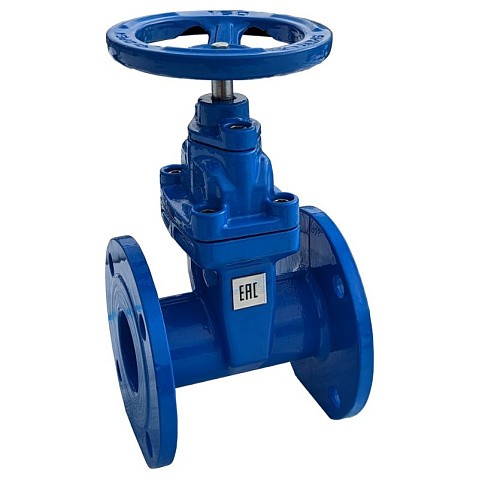 Задвижка чугунная 30ч39р DN 400 PN 16 с обрезиненным клином EPDM до 120гр. фланцевый ручной PR купить в Казани | "Проконсим" (930130311)