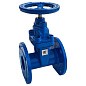 Задвижка чугунная 30ч39р DN 400 PN 16 с обрезиненным клином EPDM до 120гр. фланцевый ручной PR купить в Казани | "Проконсим" (930130311)