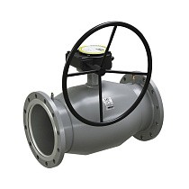 Краны стальные шаровые регулирующие DN 125-300 PN 25 цельносварные фланцевые с редуктором LD Energy Regula купить в Казани | "Проконсим"