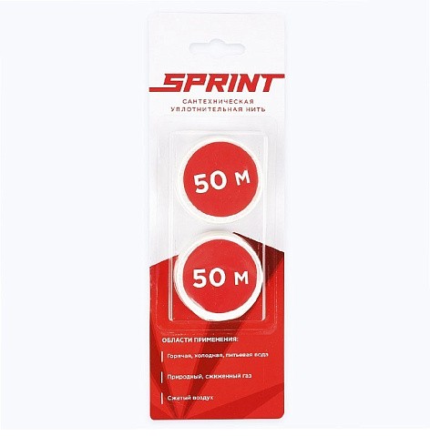 Уплотнительная нить Sprint набор катушек 2х50м, блистер купить в Казани | "Проконсим"