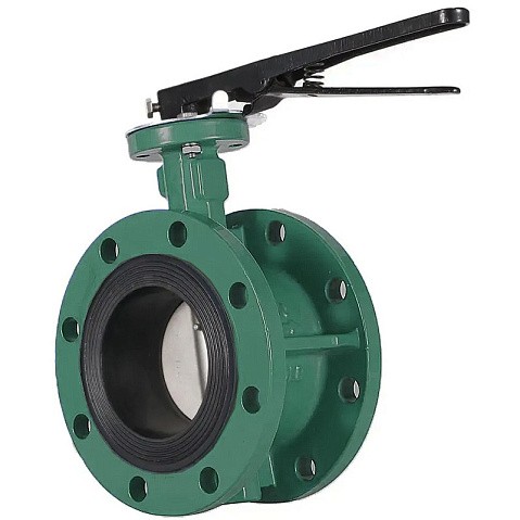 Затвор дисковый поворотный DN 80 PN 16 фланцевый с диском из нержавеющей стали уплотнение-EPDM ручной GALA Тип.2123-G купить в Казани | "Проконсим"