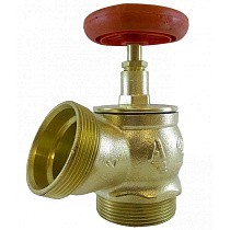  Клапан пожарный латунный угловой 125гр. Апогей КПЛ муфта-штуцер с датчиком ДППК  со склада Проконсим в Казани