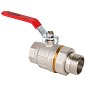Кран латунный шаровой MVI BV.520 DN 40 PN 40 никелированный полнопроходной американка рычаг купить в Казани | "Проконсим"