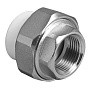 Муфта комбинированная ПП 20-1/2'' PN 25 разъёмная с внутренней резьбой белая VALFEX  купить в Казани | "Проконсим"