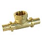Тройник латунный для PEX труб 20-1/2''-20 PN 16 S-2,8мм под надвижную гильзу Valfex VF.432.AF купить в Казани | "Проконсим"