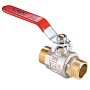 Кран латунный шаровой MVI BV.516 DN 20 PN 40 никелированный полнопроходной штуцер-штуцер рычаг купить в Казани | "Проконсим"