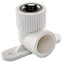 Угольник установочный ПП 20-1/2'' PN 25 с внутренней резьбой белый РТП 10797 купить в Казани | "Проконсим"