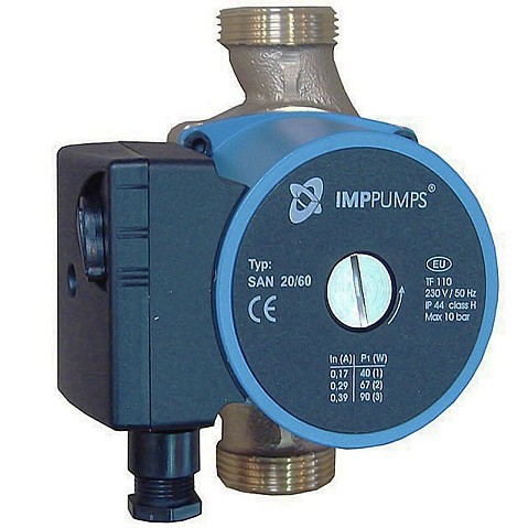 Насос циркуляционный с мокрым ротором IMP PUMPS SAN трехскоростной, резьбовой купить в Казани | "Проконсим" Насос циркуляционный с мокрым ротором IMP PUMPS SAN трехскоростной, резьбовой купить в Казани | "Проконсим"