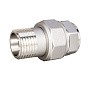 Американки латунные DN 15-50 PN 40 никелированные муфта-штуцер прямые LD Pride купить в Казани | "Проконсим"
