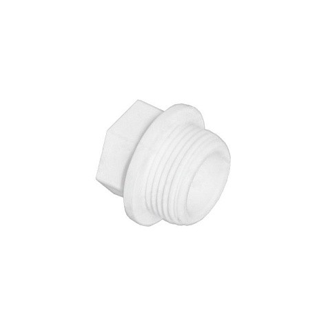 Заглушка резьбовая ПП  3/4'' PN 25 белая VALFEX Pro купить в Казани | "Проконсим"