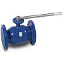 Кран стальной шаровой DN 150 PN 16 полнопроходной фланцевый 410мм ISO Temper серия 293