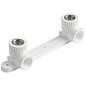 Угольник установочный двойной ПП 25-1/2'' PN 25 с внутренней резьбой белый VALFEX  купить в Казани | "Проконсим"