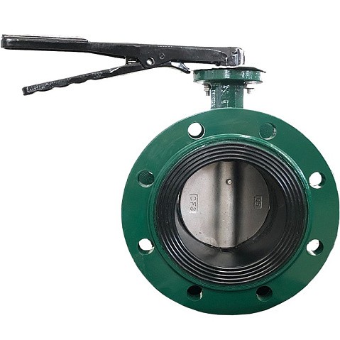 Затвор дисковый поворотный DN 150 PN 16 фланцевый с диском из чугуна уплотнение-EPDM ручной GALA Тип.2123-G купить в Казани | "Проконсим"