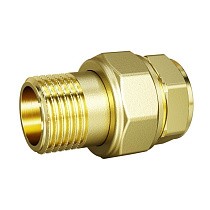 Американки латунные DN 15-50 PN 40 муфта-штуцер прямые LD Pride купить в Казани | "Проконсим"