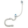 Сифон для ванн колено ORIO A-7008 (S-тип) 1 1/2 выпуск пластик D70, с переливом