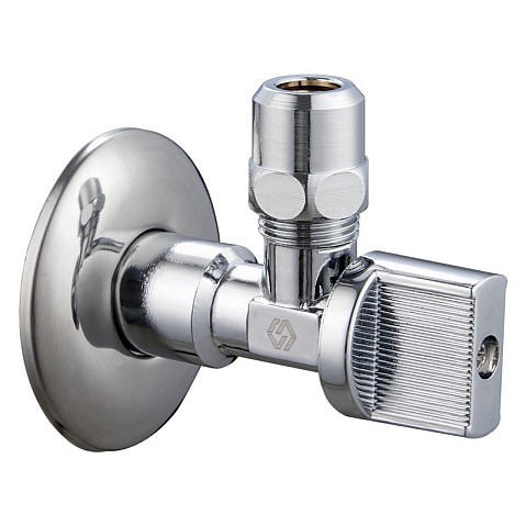 Кран латунный шаровой угловой MVI BV.464 DN 15-цанга 10 PN 10 наружная-M10 штуцер бабочка купить в Казани | "Проконсим"