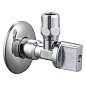 Кран латунный шаровой угловой MVI BV.464 DN 15-цанга 10 PN 10 наружная-M10 штуцер бабочка купить в Казани | "Проконсим"