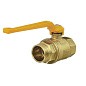 Кран латунный шаровой газовый 11Б27п DN40 PN40 рычаг муфта-штуцер БАЗ Standart купить в Казани | "Проконсим"