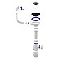 Сифон для мойки Unicorn В410P, без отвода, 3 1/2'' х40 чаша из нержавеющей стали, прямоугольный перелив купить в Казани | "Проконсим"
