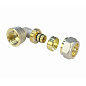 Угольник латунный для PEX труб 20-1/2'' PN 10 обжимной никелированный Valfex VF.352.N  купить в Казани | "Проконсим"