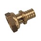 Муфта латунная для PEX труб  25-1''  PN 16  под надвижную гильзу с накидной гайкой  РосТурПласт купить в Казани | "Проконсим"