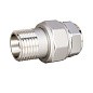 Американка латунная DN 40 PN 40 никелированная муфта-штуцер прямая LD Pride купить в Казани | «Проконсим»