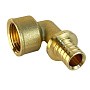 Угольник латунный для PEX труб 16-1/2'' PN 16 S-2,2мм под надвижную гильзу Valfex VF.452.AF купить в Казани | "Проконсим"