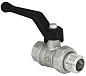 Кран латунный шаровой 11Б27фт1М DN 32 PN 40 никелированный рычаг-американка Valfex.223 DeltaPro купить в Казани | "Проконсим"