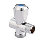 Вентиль латунный проходной MVI BV.461 DN 15 +отверстие 20 PN 10 хромированный муфта-штуцер маховик купить в Казани | "Проконсим"