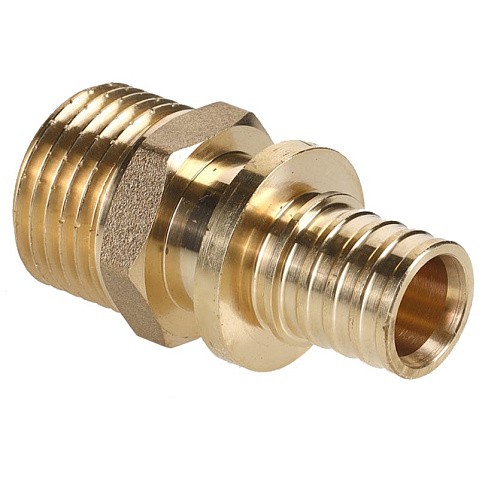Муфта соединительная для PEX труб 16-1/2'' PN 10 с наружной резьбой под надвижную гильзу Hipex типS HFWS00043 купить в Казани | "Проконсим"