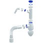 Сифон для умывальника Unicorn А520V, 40х50 гибкий отвод, 1 1/2'' х40 с отводом для стиральной машины преходник 40х32 купить в Казани | "Проконсим"