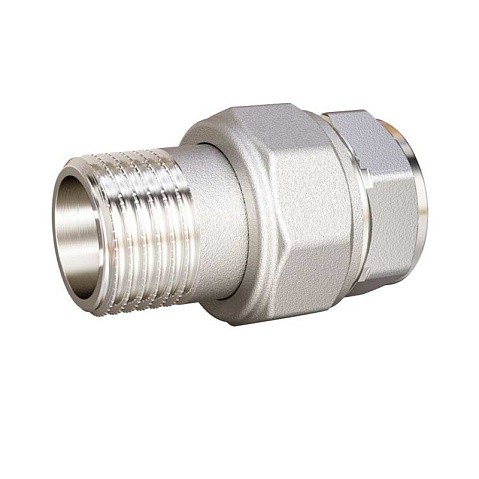 Американки латунные DN 15-50 PN 40 никелированные муфта-штуцер прямые LD Pride купить в Казани | "Проконсим" Американки латунные DN 15-50 PN 40 никелированные муфта-штуцер прямые LD Pride купить в Казани | "Проконсим"