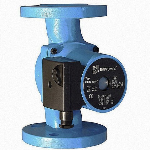 Насос циркуляционный с мокрым ротором GHNM 40-75 F220 277Вт 1х220В 3-скор. фланцевый PN10 120C IMP PUMPS купить в Казани | "Проконсим"
