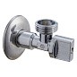Кран латунный шаровой угловой MVI BV.464 DN 15-20 PN 10 штуцер бабочка купить в Казани | "Проконсим"
