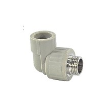 Угольники ПП DN 20-32 PN 25 комбинированные с наружной резьбой серые Valfex купить в Казани | "Проконсим"
