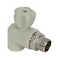 Кран шаровой для радиатора угловой VALFEX 20 PN 25 G-1/2'' серый купить в Казани | "Проконсим"